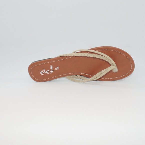Rue21 Tan/Brown Flat Sandals Sizes 6-9 - Picture 7 of 8